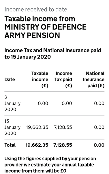 HMRC and Lump Sum help please