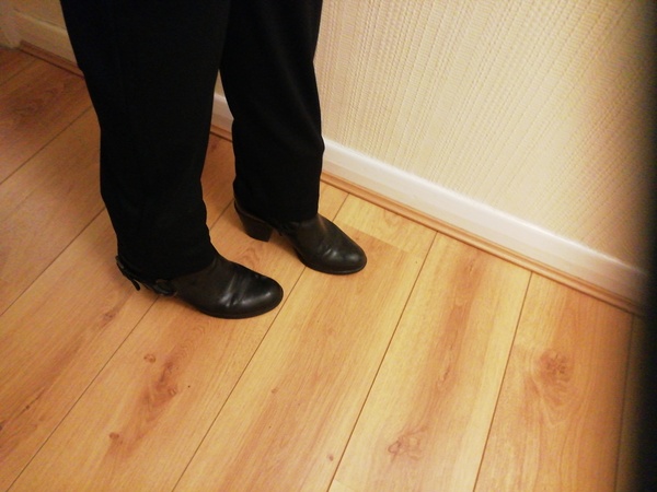 First day at work shoe/trouser dilemma (pic)
