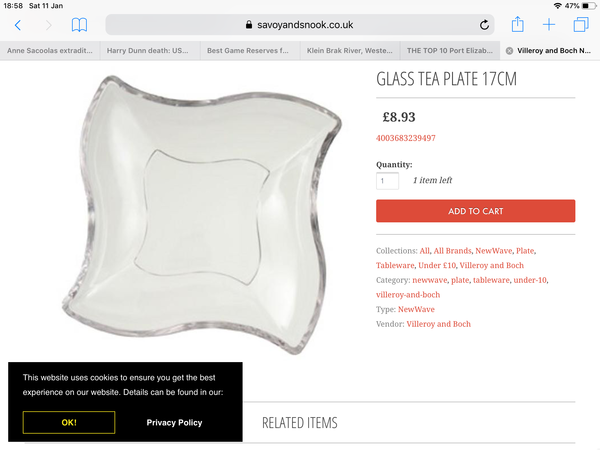 Dinner sets should be white and white only.  AIBU?