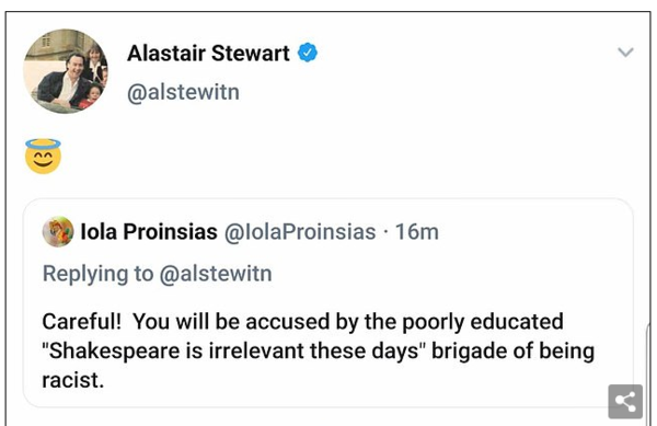 What did Alastair Stewart do?