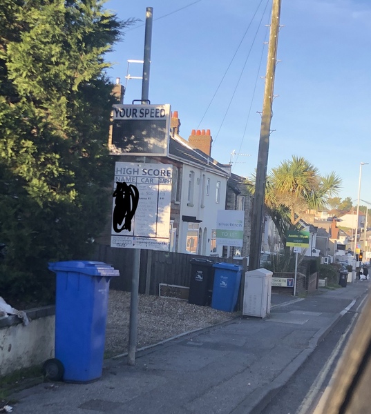 To wonder WTF this flashing traffic sign is all about?