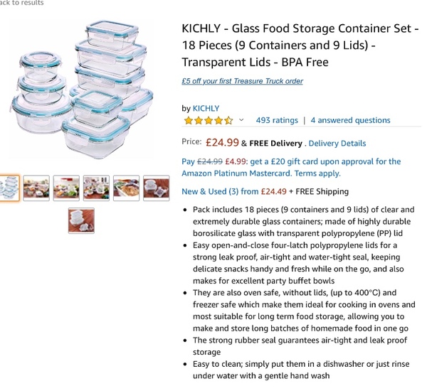 Baby food containers and chemical leaching