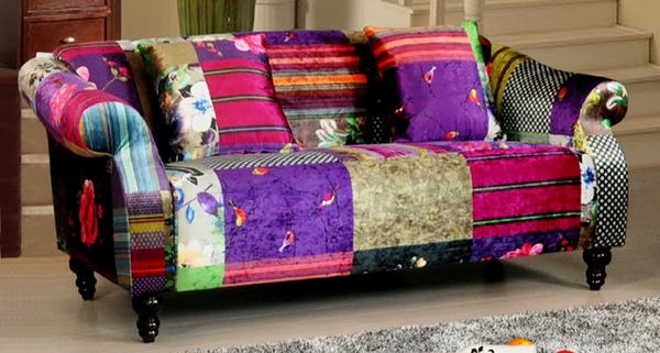 Please help settle argument between me and DH! Purple armchair yes or no?!