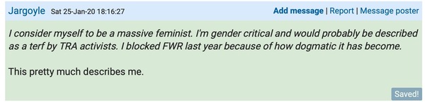 To think mumsnet needs a separate 'Gender' section?