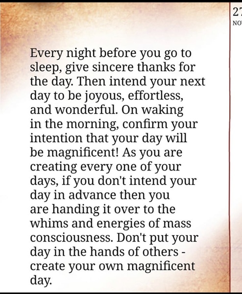 Affirmations, positivity etc