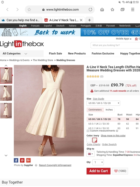 Can you help me find a wedding dress like this?