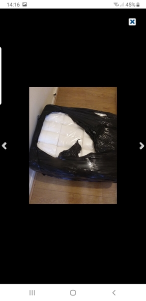 Help please, Buyer saying they received toilet paper not pram