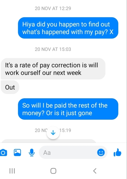 To think my employers are a shower of shits