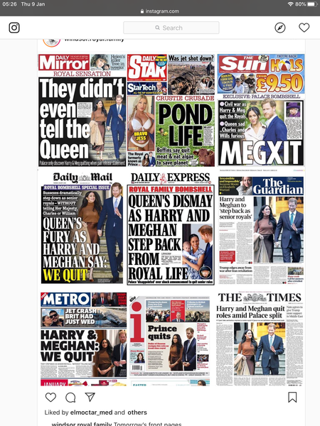 Harry and Meghan resigning?