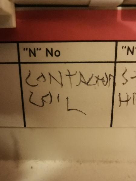 Mystery fuse tripped--can anyone read this handwriting?