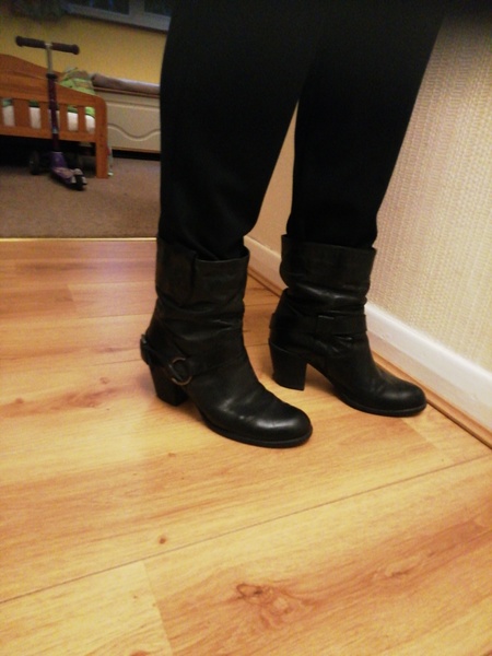 First day at work shoe/trouser dilemma (pic)