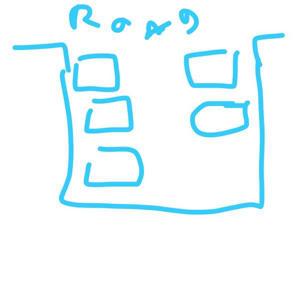 Car parking with diagram