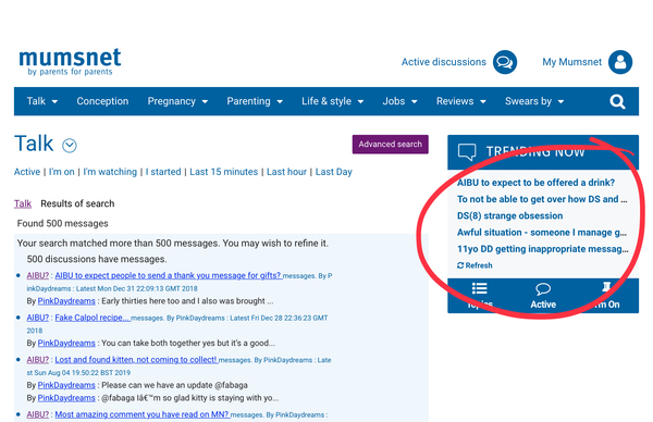 I have another whinge about Advanced Search