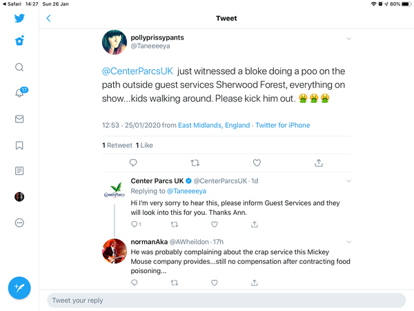 Center Parcs upholding single sex spaces?
