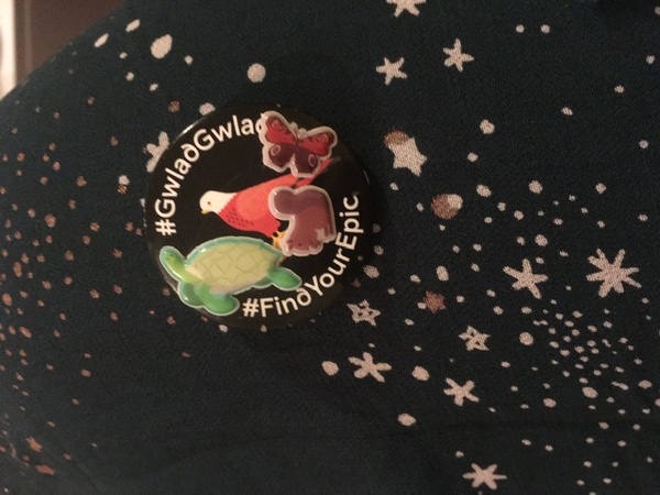 My child has a badge that sees ghosts?