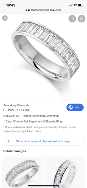 What style of eternity ring?