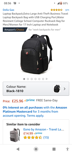 Recommend a large (>25 litres) Children's Backpack/Rucksack for my 12 year old to use as school bag