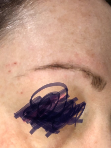 WWYD eyebrow thread gone wring