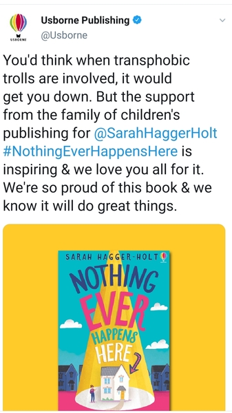 Usbourne publishing calling mums transphobes
