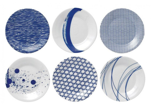 Dinner sets should be white and white only.  AIBU?