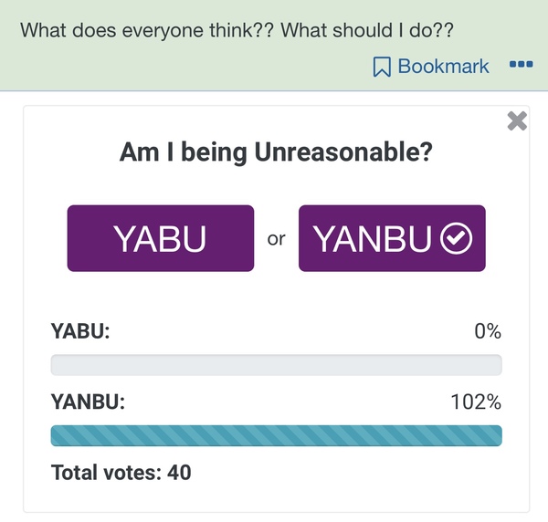 To not want mother in law to stay when I've just given birth?