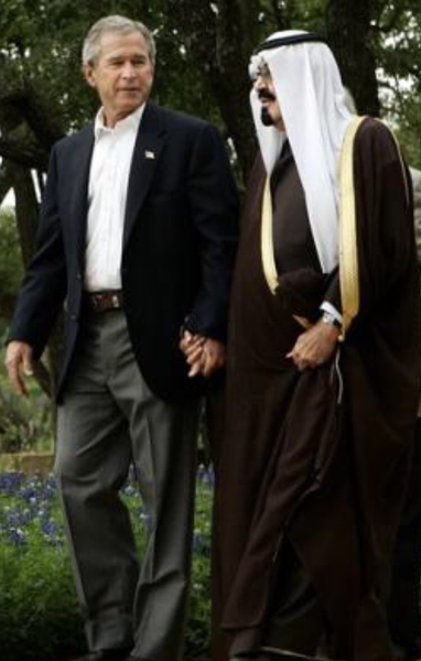 Husband holding hands with male friend.