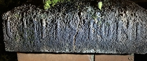 Anyone want to help me decipher the name of my house? [pic included]