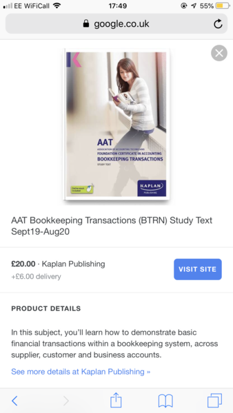 AAT accountancy level 2 - anyone done this online??