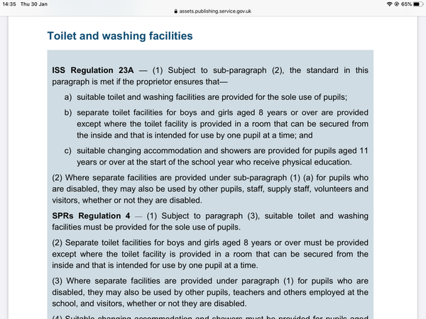 Telegraph reports schools face legal action