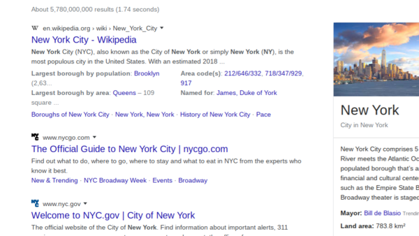 Chrome - what has happened to search?