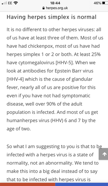 Herpes - not a big deal