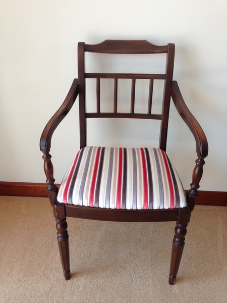 Dining chair reupholster