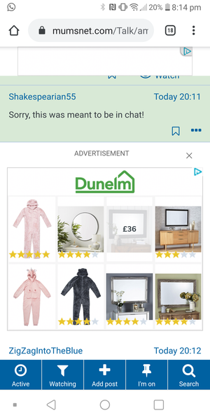 Cant scroll on adverts