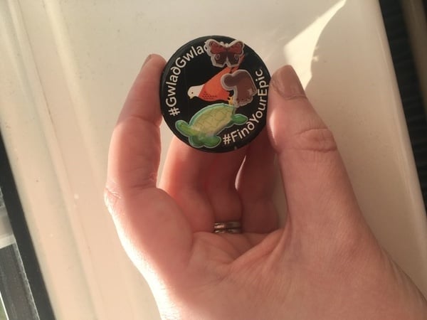 My child has a badge that sees ghosts?