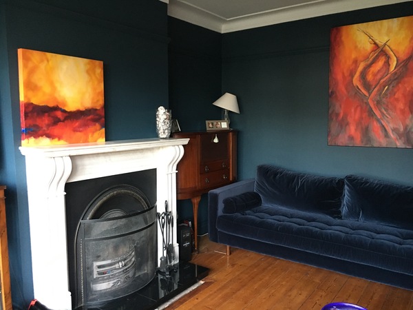 Show me your navy/deep blue/teal rooms