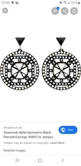 Swarovski Alcantara Earrings