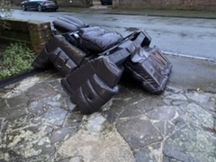 Someone has left rubbish on my drive