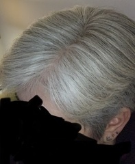 Talk to me about going grey if you a brunette please