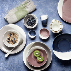Dinner sets should be white and white only.  AIBU?