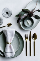 Dinner sets should be white and white only.  AIBU?