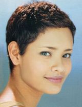 Advice please, going away to a really humid climate, would cutting my Twinkle Tip curls off super short again still suit me? Pic shown.