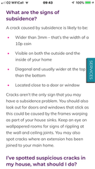 Buying a house with a vertical crack, had collapsed drains....