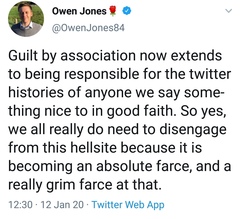 What's the craic with Owen Jones today then?