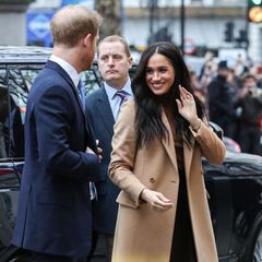 Royal style: Monochrome Megs is back in town!