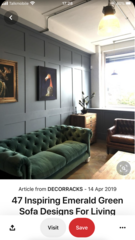Please help settle argument between me and DH! Purple armchair yes or no?!
