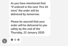 To think Amazon are gaslighting me?