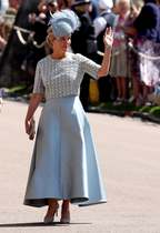 Royal style: Monochrome Megs is back in town!