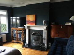 Show me your navy/deep blue/teal rooms