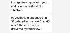 To think Amazon are gaslighting me?