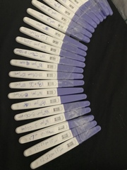 Hcg and positive and negative pregnancy test